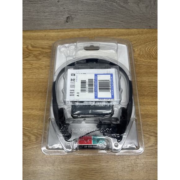 Aiwa Personal AM/FM Radio Cassette Player Headphones HS-TA164 NEW SEALED - Picture 5 of 8